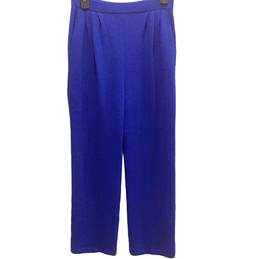 St. John Evening Santana Knit Royal Blue Sz 4